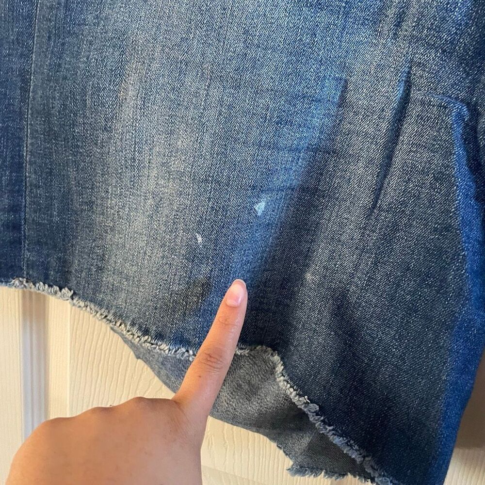 Warp + Weft 16W Plus Size Denim Jean Lisbon Boyfriend Short - Picture 5 of 10